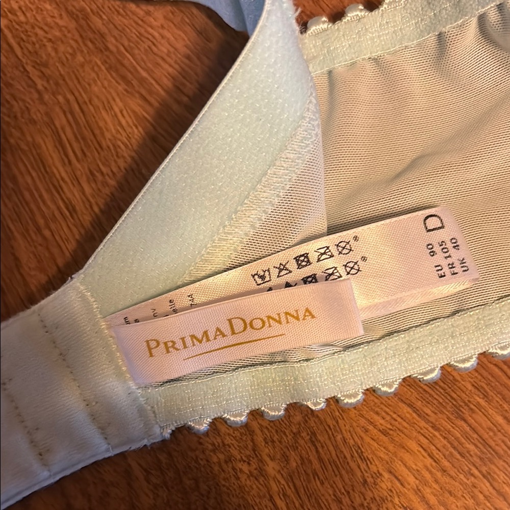 Prima Donna Light Blue Embroidered Bra - Picture 2 of 5